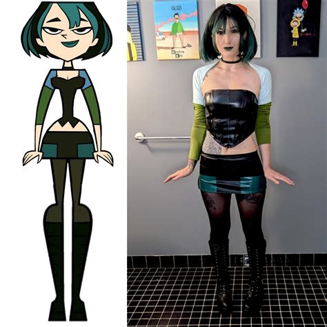 gwen cosplay total drama|MyheroCos Total Drama Island Gwen Cosplay Costume Outfits。